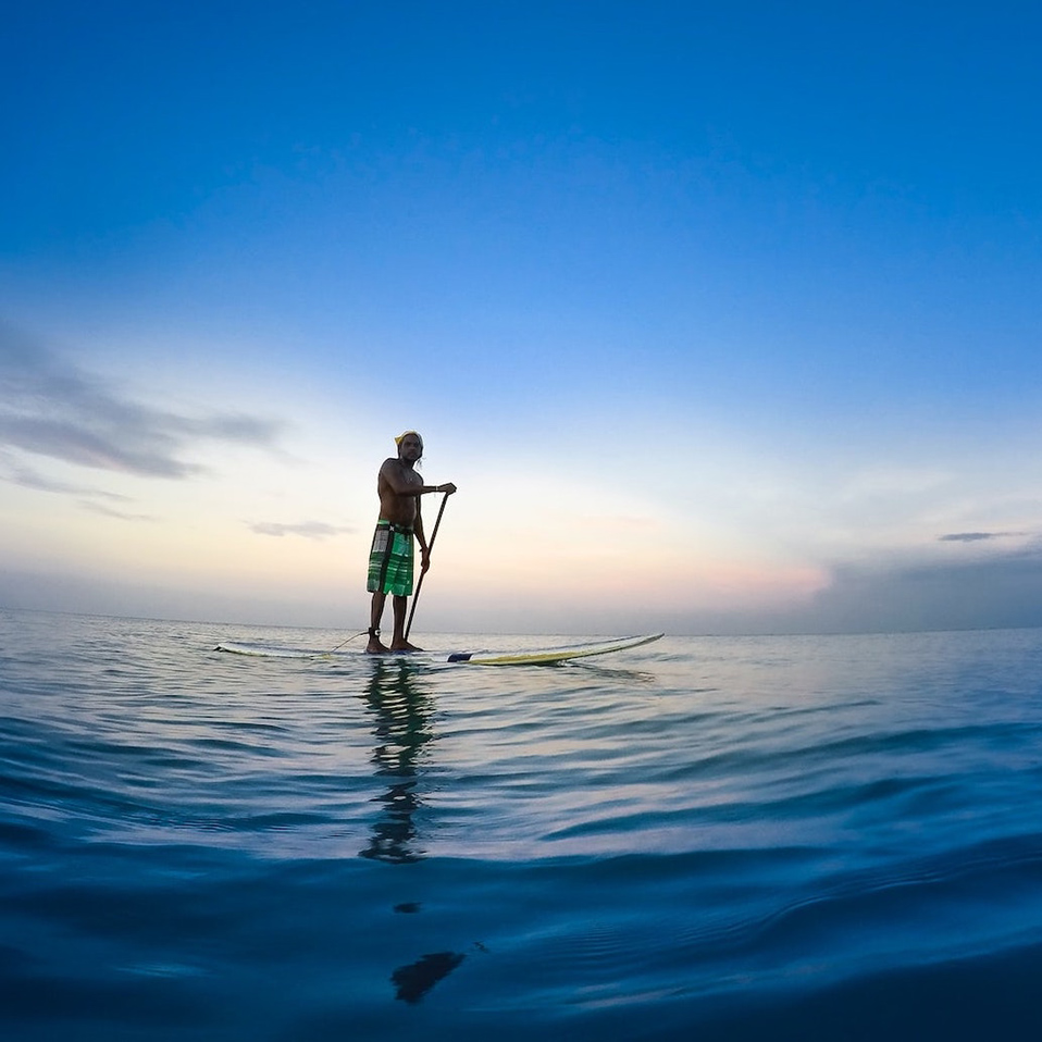 Paddleboarding on Tioman